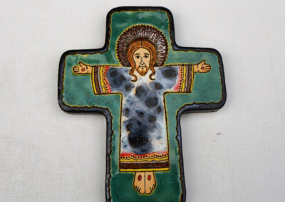 Krzyż Jezus Zmartwychwstały 2 14,5×12 cm
