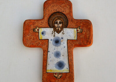 Krzyż Jezus Zmartwychwstały 4 14,5×12 cm