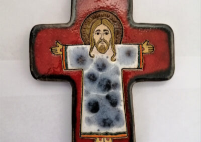 Krzyż Jezus Zmartwychwstały 5 14,5×12 cm