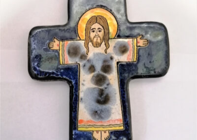Krzyż Jezus Zmartwychwstały 6 14,5×12 cm