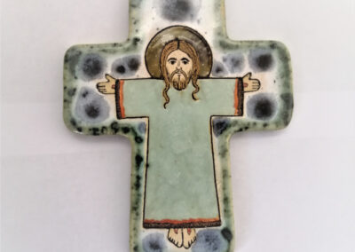 Krzyż Jezus Zmartwychwstały 7 14,5×12 cm